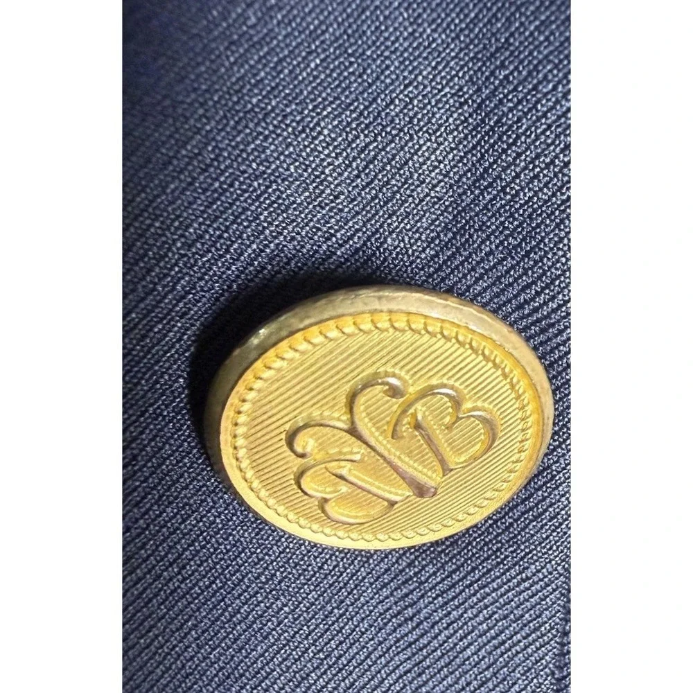 Brooks Brothers Country Club X Loro Piana Navy w Gold Mens Blazer Jacket 42R USA